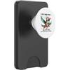 Calm Outside Chaos Inside Calmo uccello picchiato 3 volte divertente sarcasmo PopSockets PopWallet per MagSafe