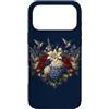 Hummingbird Apparel For Kids and Adults Custodia per iPhone 17 Pro Max Colibrì Patriottico Floreale Rosso Bianco Blu Giardino