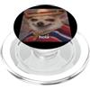 Funny Chihuahua Dog Spanish Meme Art (Hi Hola Divertente Chihuahua Spagnolo Cane Sombrero Sfocato Meme PopSockets PopGrip per MagSafe