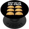 Gyoza Ravioli Giapponesi Cibo Appassiona Check Out My Six Pack PopSockets PopGrip Adesivo