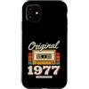 Vintage Birthday Collection Custodia per iPhone 11 Originale 1977 Vintage Cassette Birthday Edition