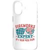 America Patriotic Freedom Birthday Holid Custodia per iPhone 17 Divertente regalo per il giorno dell'indipendenza del 4 luglio degli Stati Uniti d'artificio