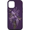 Hummingbird Apparel For Kids and Adults Custodia per iPhone 12/12 Pro Hummingbird Bouquet Lilla Lavanda Floreale Botanico
