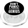 Funny Gifts & T-Shirts For Smart People Divertente scherzo nerd intelligente genio PopSockets PopGrip per MagSafe