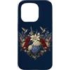Hummingbird Apparel For Kids and Adults Custodia per iPhone 15 Pro Colibrì Patriottico Floreale Rosso Bianco Blu Giardino