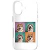 Samoyed Puppy Lover PS Custodia per iPhone 17 Samoiedo Pet Face Portrait Photobooth con occhiali da sole