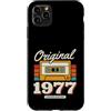 Vintage Birthday Collection Custodia per iPhone 11 Pro Max Originale 1977 Vintage Cassette Birthday Edition