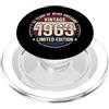 Vintage 1963 63rd Birthday Gift Men Wome (SUL RETRO) Vintage 63 Compleanno Decorazioni Uomini 63 anni 1963 63 PopSockets PopGrip per MagSafe