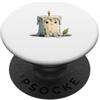 Timowo Studio Candela Naturale Illustrata PopSockets PopGrip Adesivo