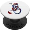 Dragon Symbol / Chinese Mythology / Qigo Simbolo del drago/calligrafia mitica cinese Tai Chi Design PopSockets PopGrip Adesivo