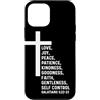 Church Bible Verses for Pastor Clergy Pr Custodia per iPhone 12 mini Galati 5:22 5 22 Dio Gesù Cristiano Frutta Spirito Amore