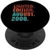 August 2000 Birthday Gift For Year 2000 Edizione Limitata Agosto 2000 Compleanno PopSockets PopGrip Adesivo