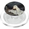 Spooky Reading Stuff Bookish Ghost Reading Book Reader Mountain Scene PopSockets PopGrip per MagSafe