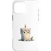Timowo Studio Custodia per iPhone 16 Pro Max Candela Naturale Illustrata