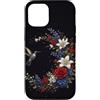 Hummingbird Apparel For Kids and Adults Custodia per iPhone 12/12 Pro Colibrì Fiori Rose Gigli Uccello Botanico