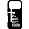 Church Bible Verses for Pastor Clergy Pr Custodia per iPhone 17 Pro Galati 5:22 5 22 Dio Gesù Cristiano Frutta Spirito Amore