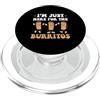 Burrito Cinco de Mayo Mexican Food Gifts Sono qui solo per il cibo messicano amante del burritos Burritos Burrito PopSockets PopGrip per MagSafe