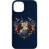 Hummingbird Apparel For Kids and Adults Custodia per iPhone 13 Colibrì Patriottico Floreale Rosso Bianco Blu Giardino