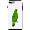 Parrot moma Custodia per iPhone 7 Plus/8 Plus Eclectus Parrot Ilustration Pappagallo Verde