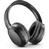 cellularline cuffie wireless over-ear Nimbus con cancellazione attiva del rumore, padiglioni imbottiti, microfono integrato e un'autonomia fino a 30 ore, nero