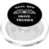 Trucker Semi Truck Driver Birthday Holid Camionista Camionista Autista Trucking Regalo Papà Mamma Uomini Donne Bambini PopSockets PopGrip per MagSafe