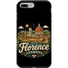 Italy Souvenir Gift Custodia per iPhone 7 Plus/8 Plus Regalo di riferimento disegnato a mano di Firenze Italia souvenir di viaggio