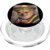 Funny Chihuahua Dog Spanish Meme Art (Hi Hola Divertente Chihuahua Cane Sombrero Sfocato Spagnolo Meme PopSockets PopGrip per MagSafe