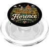 Italy Souvenir Gift Regalo di riferimento disegnato a mano di Firenze Italia souvenir di viaggio PopSockets PopGrip per MagSafe