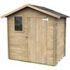 Alce Casetta da giardino in legno Bh16 Livia 198x130 cm