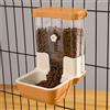 TOKAYIFE Automatico di Alimentazione per Animali Domestici 800ml Distributore di Cibo Regolabile Senza Alimentazione per Piccoli Gabbia Conigliera Recinto per Animali Coniglio Cavia Cincillà Uccello(Arancione)