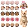 Aeaocvo 20 palline per gatti, palline sfocate da 3,2 cm per gatti, giocattoli morbidi per gatti, piccole palline di peluche artificiali, per giocare interattivamente e inseguire interni