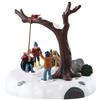 Lemax Tire Swing Twirl General - Scena Natalizia Animata in Resina