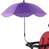 Generisch Ombrellone parasole per passeggino - protezione UV 50 + / 66 cm di diametro - ombrello flessibile con supporto universale per tubi rotondi e ovali