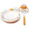 Suavinex 306448 Set Pappa Svezzamento Con Piatto Termico E Biberon, 250 g, 3 Unità, Confezione da 1