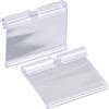 IFAMIO Confezione da 50 porta etichette in plastica trasparente, per mensole, prezzi, biglietti, etichette, etichette, per negozi, dispense, supermercati, cestini, cestini, 6 x 4,2 cm