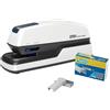 Rapid Optima GripE Cucitrice Elettrica Contactless Automatica a Batterie o con Alimentatore, Cuce Fino a 20 Fogli, Include 1000 Punti Metallici, Bianco, 2102349