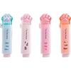ulafbwur Studente Gomma Sfregamento Eraser Ricompensa retrattile Forniture scolastiche Push-Pull Cat Paw Cute Eraser Scuola Matita Eraser