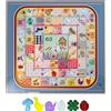 Vesta GIOCO DA TAVOLO VEST'OCA IN CRISTALLOA CRILICO DECORATO