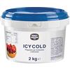 Menz&Gasser Icy Cold, Gelatina in Pasta Pronta all'Uso, Sapore Neutro, Ideale come Copertura Lucida per Torte, Monoporzioni e Semifreddi, Gusto Neutro, Secchiello da 2KG