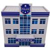 Outland Models Dipartimento di polizia moderno del paesaggio della ferrovia che costruisce scala HO 1:87