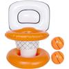 Kfwfuaee Canestro da basket gonfiabile Set per piscina con base galleggiante in PVC per gioco d'acqua Piscina Obiettivo di basket