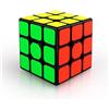 Logica Giochi - Cubo Magico 3x3 Sail W - Speedcube - Cubo professionale e economico- Rompicapo 3x3 veloce e resistente - Idea regalo