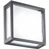 Zafferano Home 230V H 25 LED lampada da parete-soffitto Grigio scuro