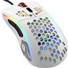 GLORIOUS Gaming Model D- (Piccolo) Mouse da gaming wired - Superleggero 61 g, a nido d'ape, RGB, ergonom., sensore Pixart 3360, Omron Switches, piedini in PTFE, 6 tasti - Bianco opaco