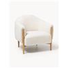 Westwing Collection Poltrona con gambe in legno di frassino Theo