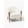 Westwing Collection Poltrona con gambe in legno di frassino Theo