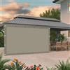 QLPARAGON Telo Ombreggiante da Esterno 140 x 180 cm Protezione Raggi UV Vela Ombreggiante Parasole con Corda di Nylon e Occhiellato per Esterno, Giardino, Terrazzo, Balcone, Tortora