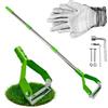 Generico Zappa a Scatto - Pala con Manico Lungo a Impugnatura Ad Anello Robusta - Zappa A Per Diserbo Del Giardino - Per Scavare, Allentare, Zappare, Bordare, Trincee, Cortile, Fattoria, Patio, Prato, Aiuola