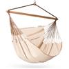 LA SIESTA Habana Nougat - Sedia pensile lounger in cotone biologico