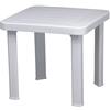 resol grupo garbar Andorra Tavolino da esterno 47 x 47 | giardino, terrazza, balcone, spiaggia, piscina, pic-nic, campeggio, catering | design, leggero, multiuso, rimovibile | bianco